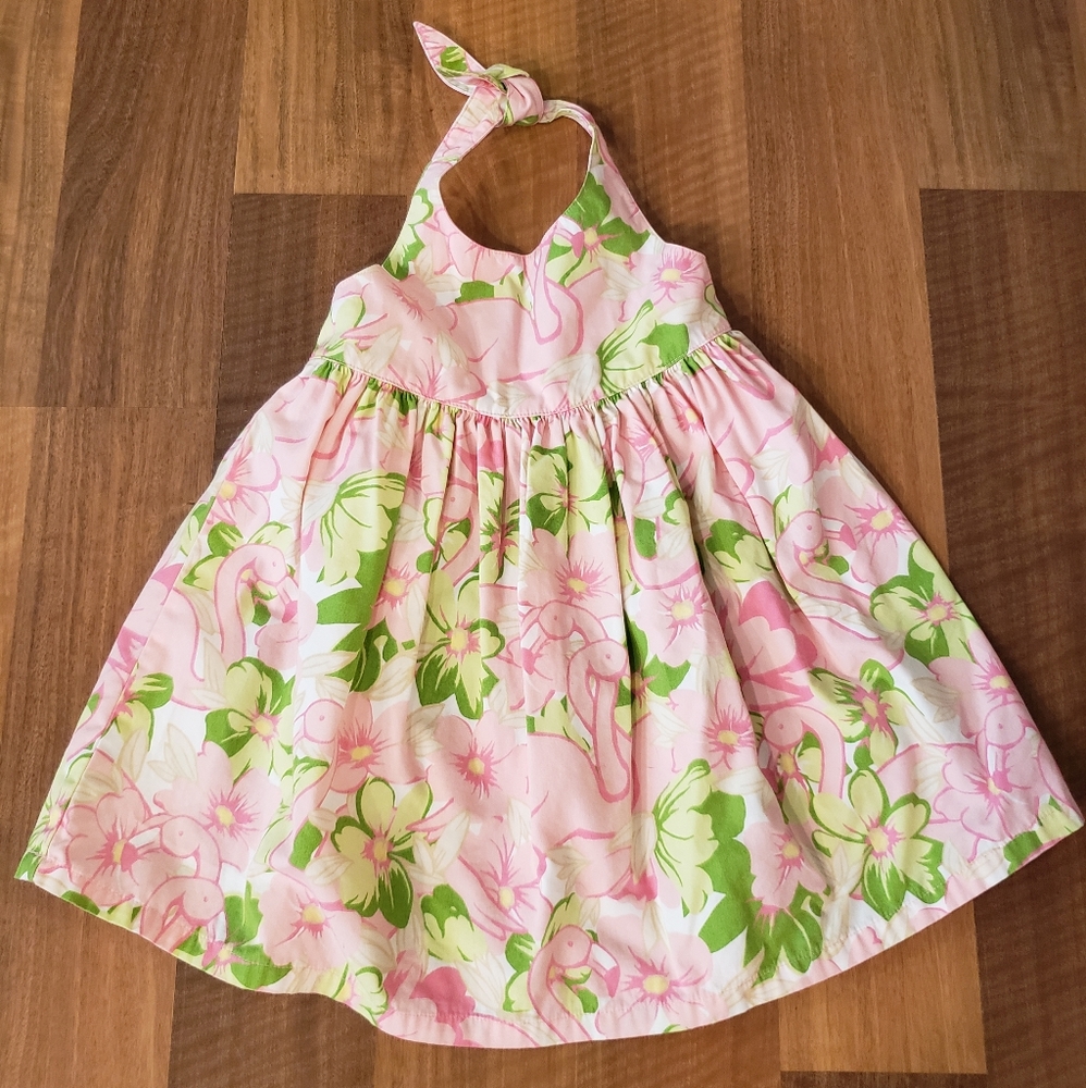 Janie and Jack Flamingo Dress, 12-18 months